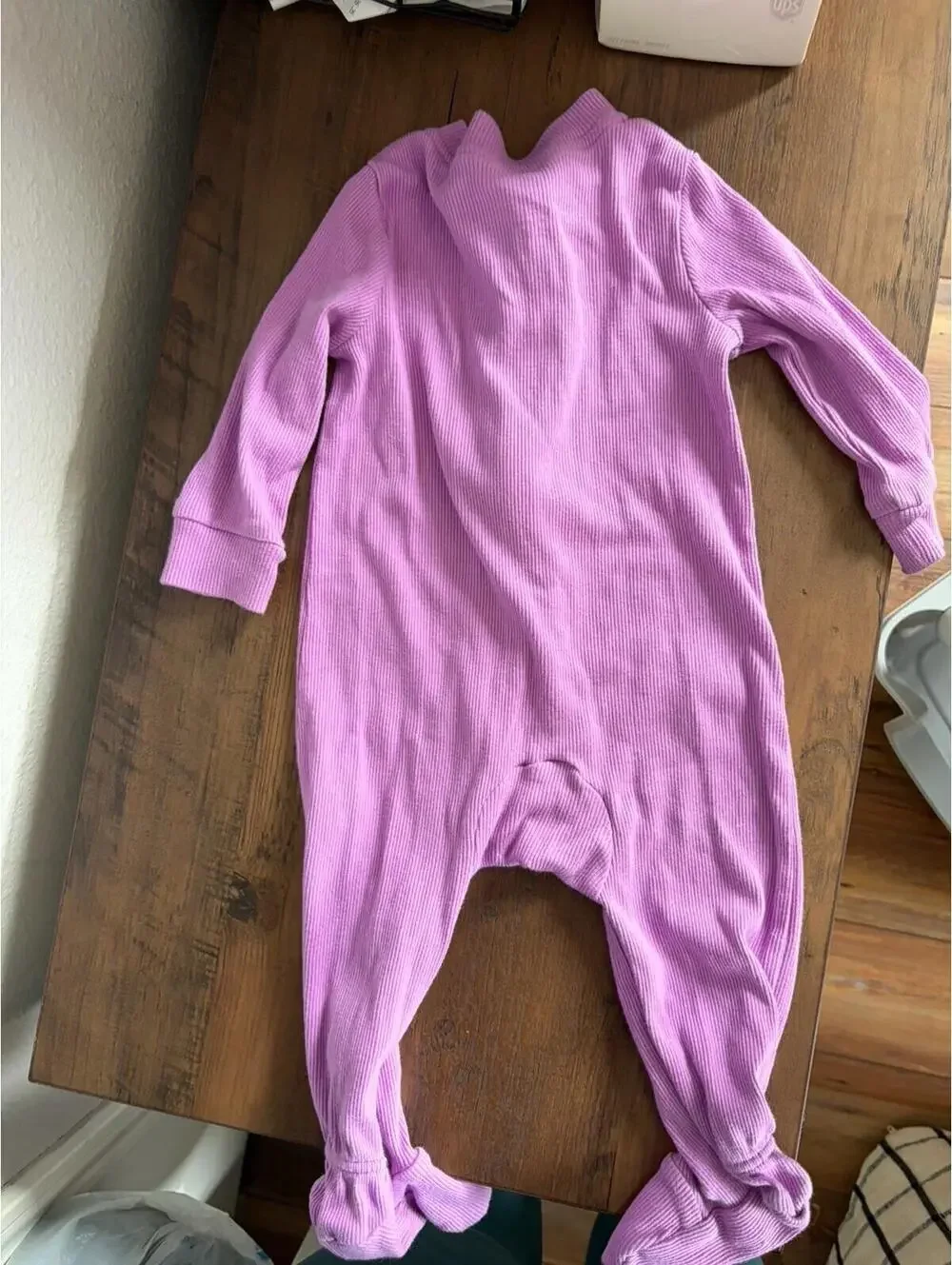 Nike purple ribbed bodysuit size 9m
